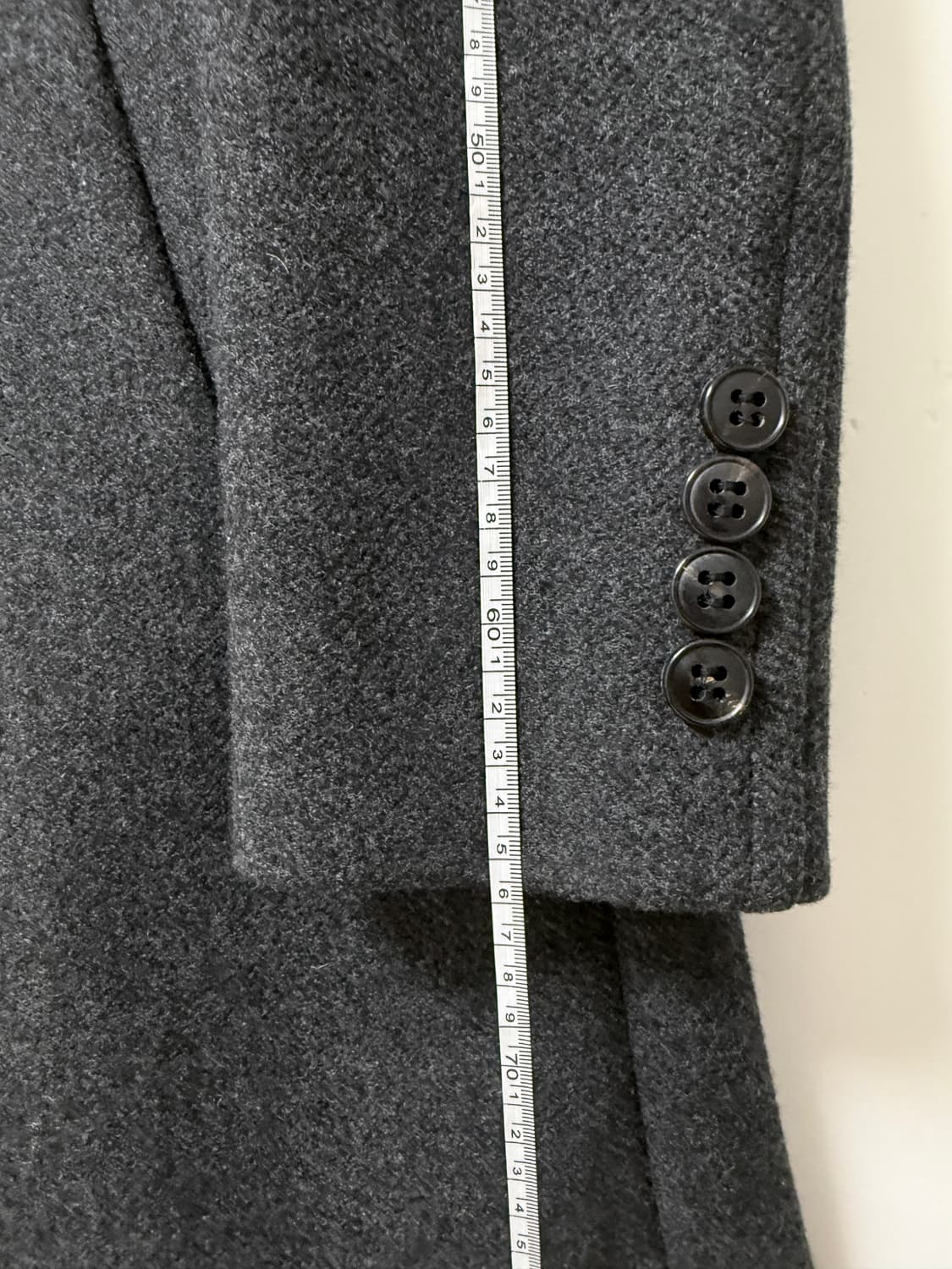 커스텀멜로우 더블 울코트 그레이 100 / 2회착용 상품이미지10