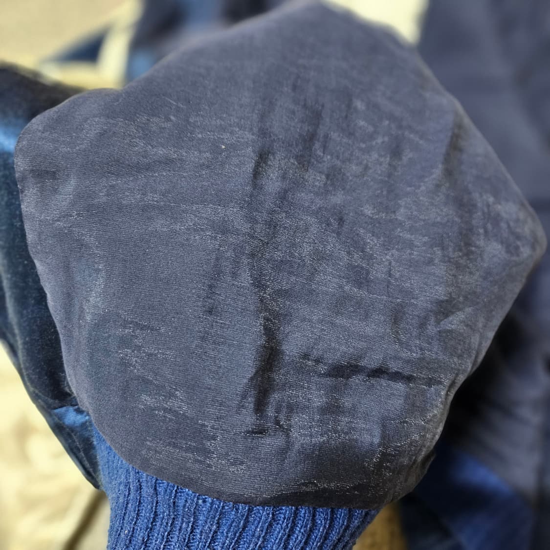 [2] 블라인드파일즈 실크 블루종 블루 상품이미지5