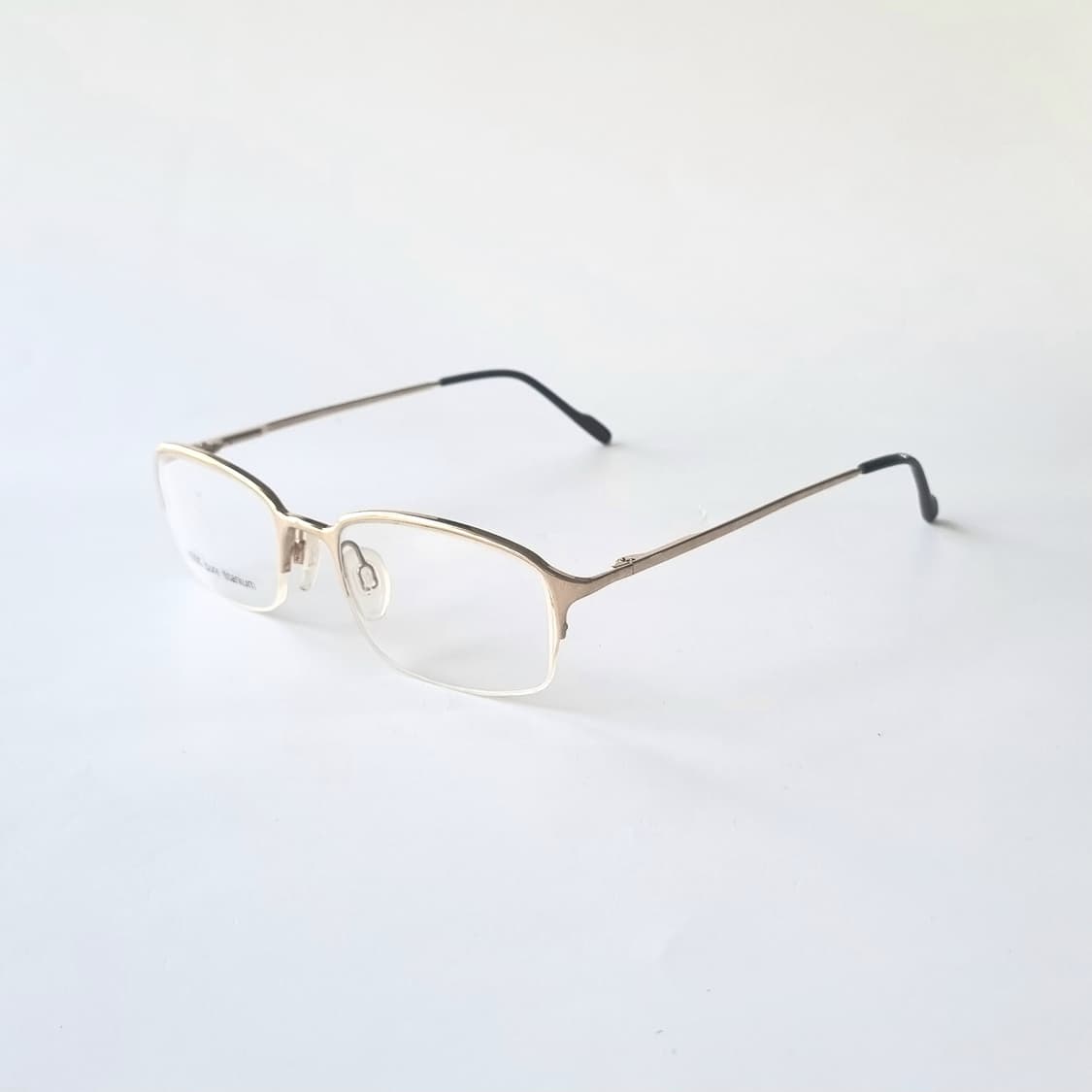 데드스탁 퓨어 티타늄 하프림 골드 프레임 안경테 783 상품이미지2