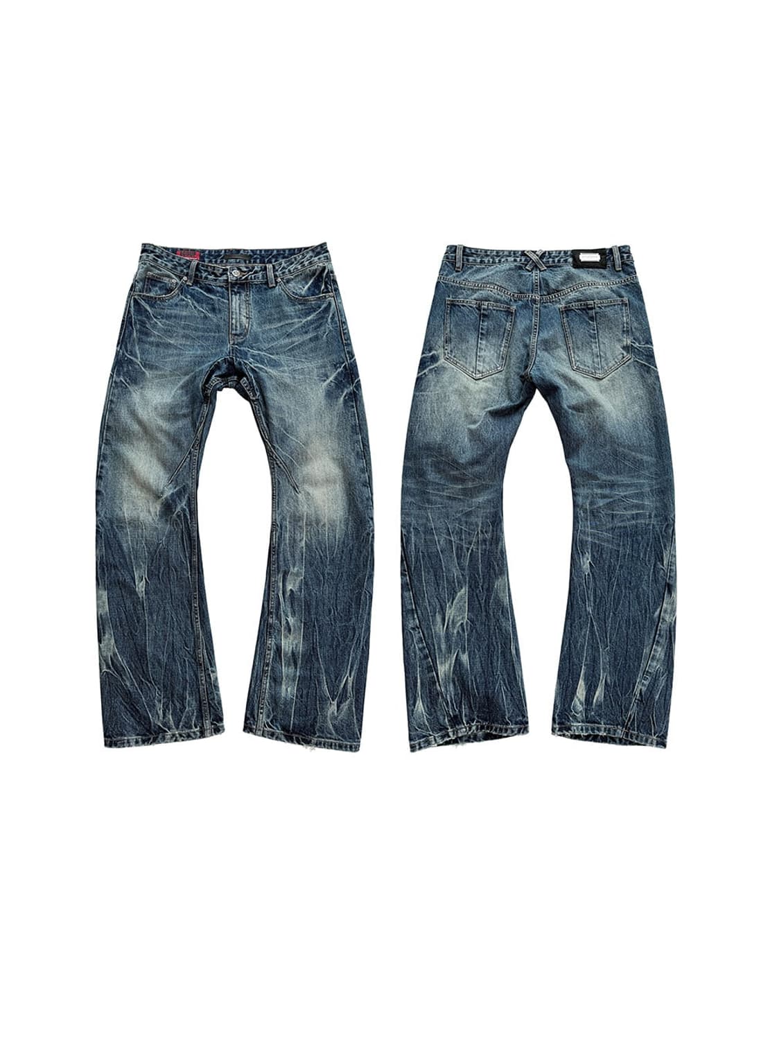 Tsunami Wave Washed Cut Denim  상품이미지1