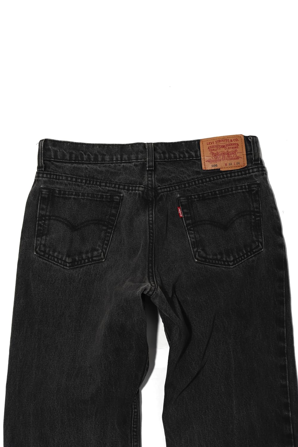 LEVIS 506 컴포트 스트레이트 핏 흑청 데님 팬츠 size 32 상품이미지7