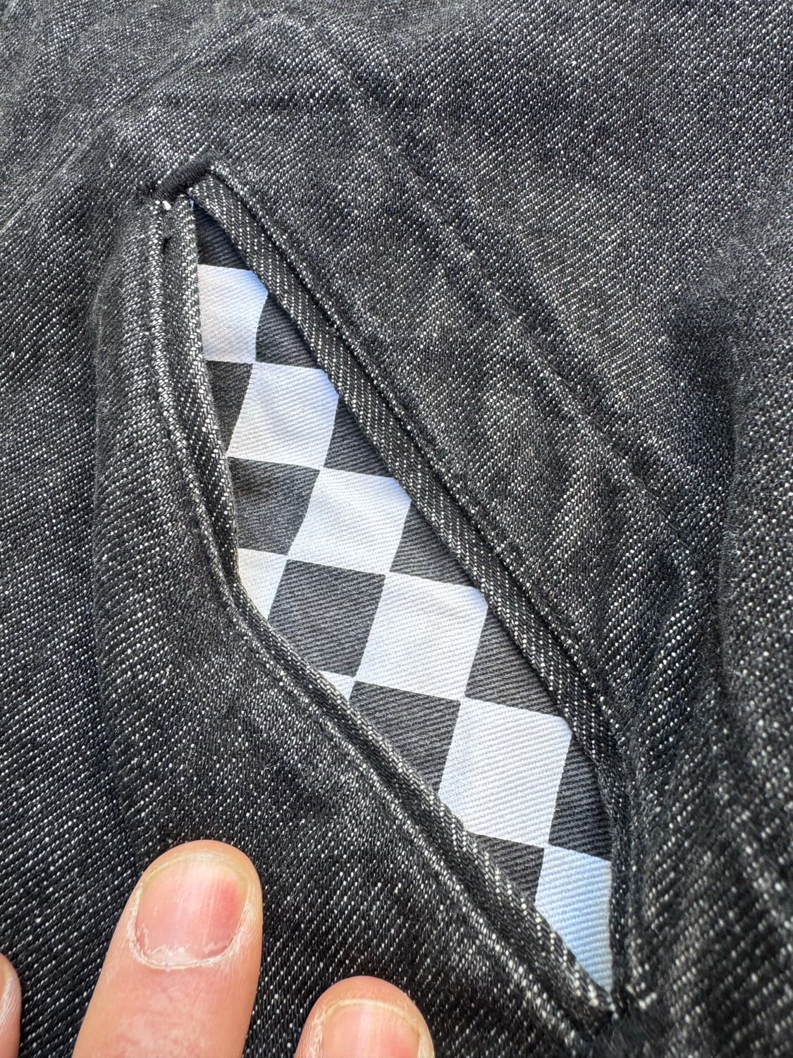 아웃 스탠딩 흑청데님 스포츠 자켓 상품이미지4