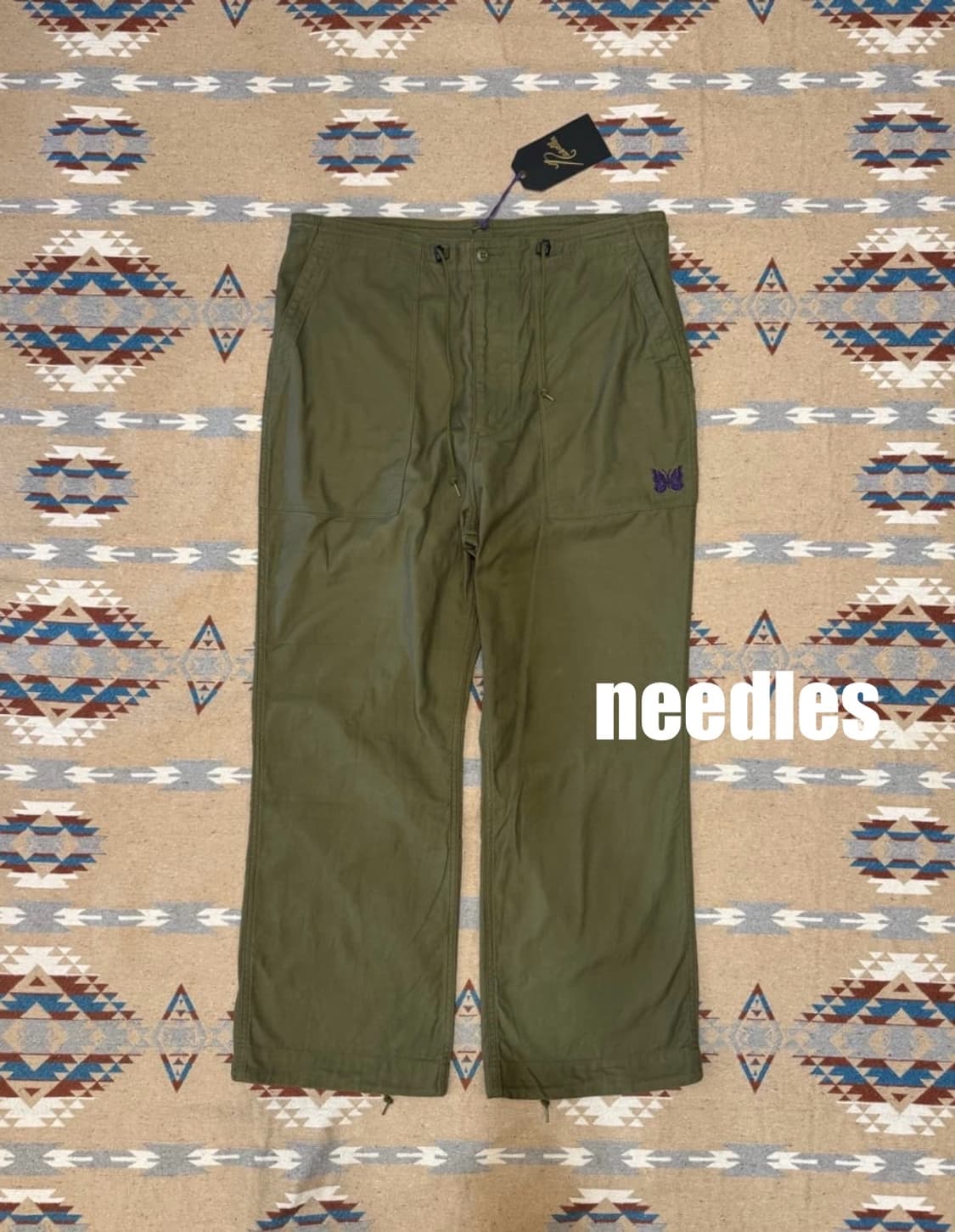[L] 니들스 스트링 퍼티그 팬츠 올리브 상품이미지1