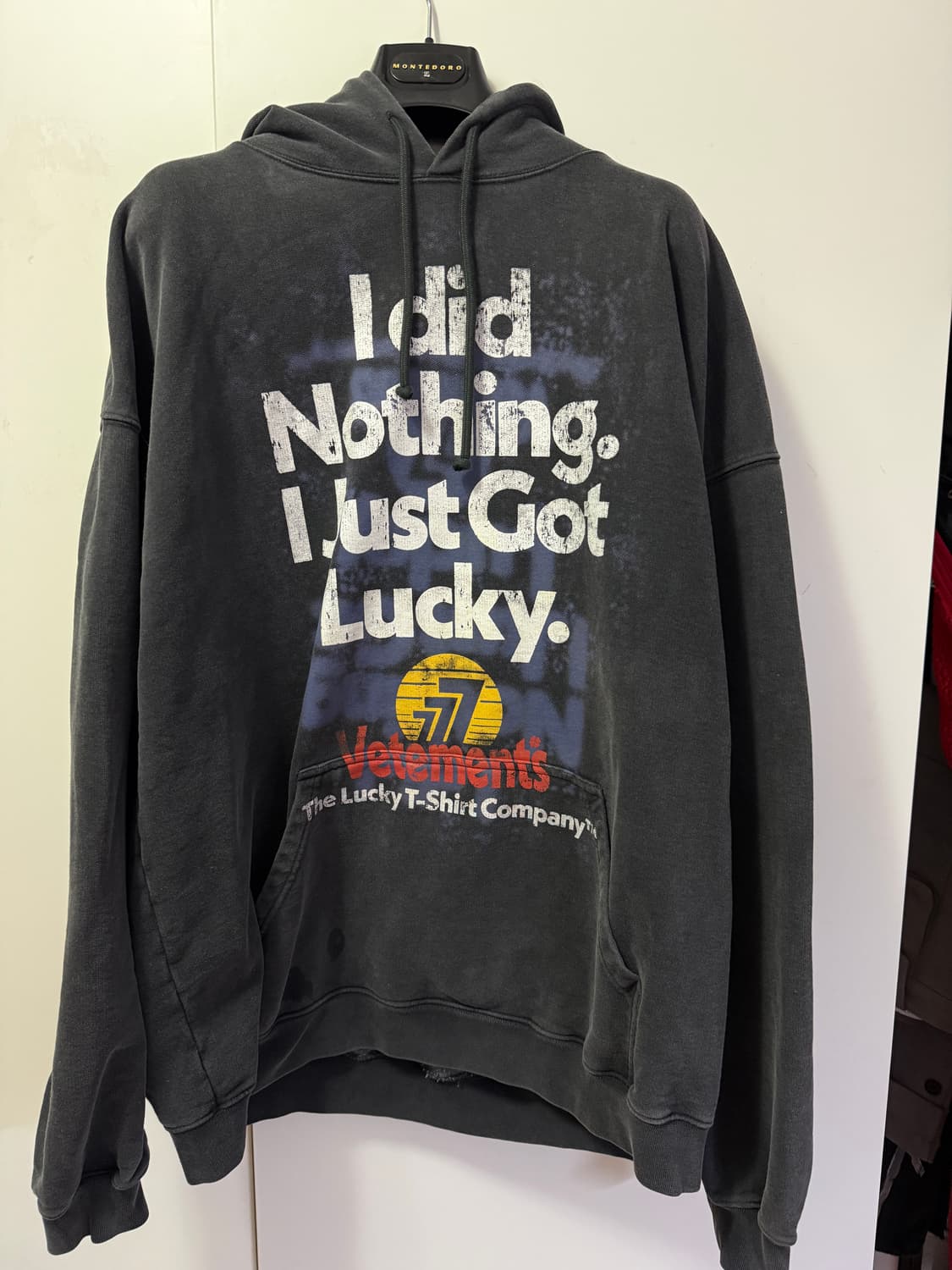 베트멍 비큐티 럭키777 빈티지 워싱 블랙 상품이미지2