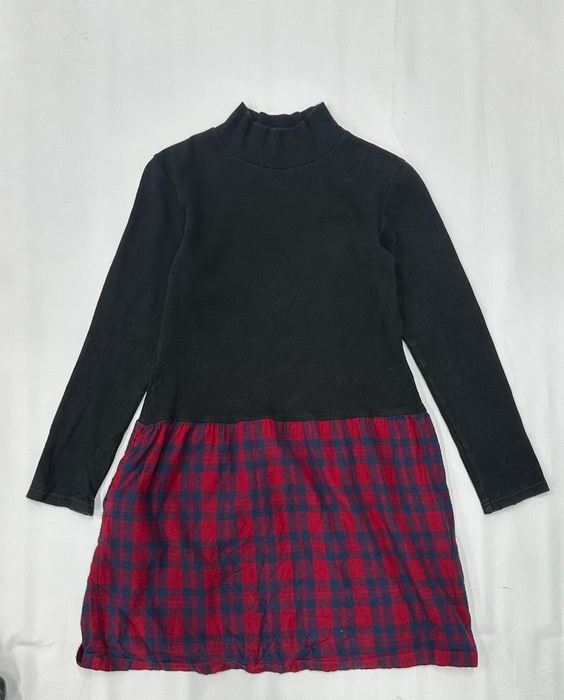 🐾하구미의 도트 체크 레이어드 빈티지 코디세트🐾 원피스 스즈코   상품이미지4