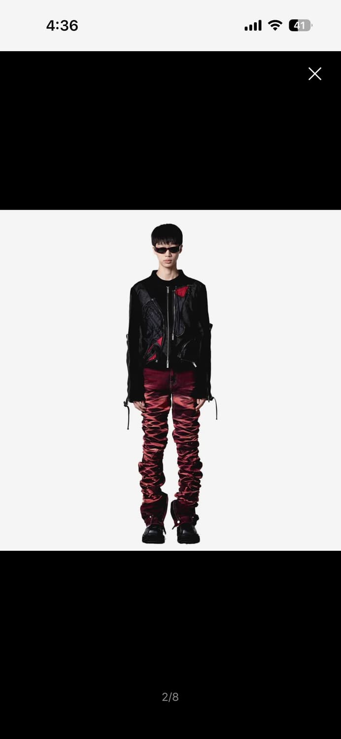 써저리 윤슬 롱 더블 진 플레임 M 상품이미지1