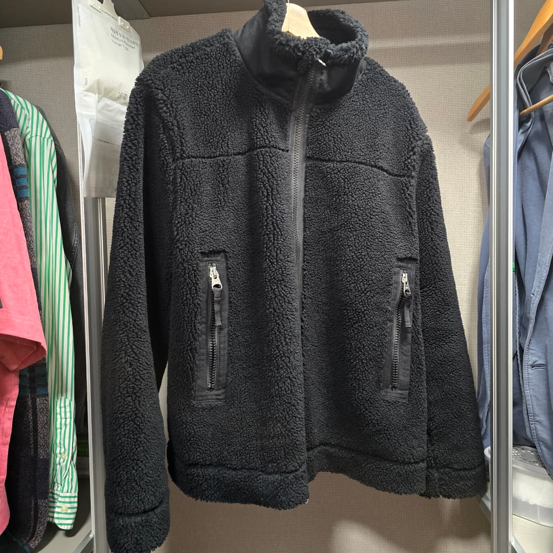 Arket 후리스 블랙  / L 상품이미지1