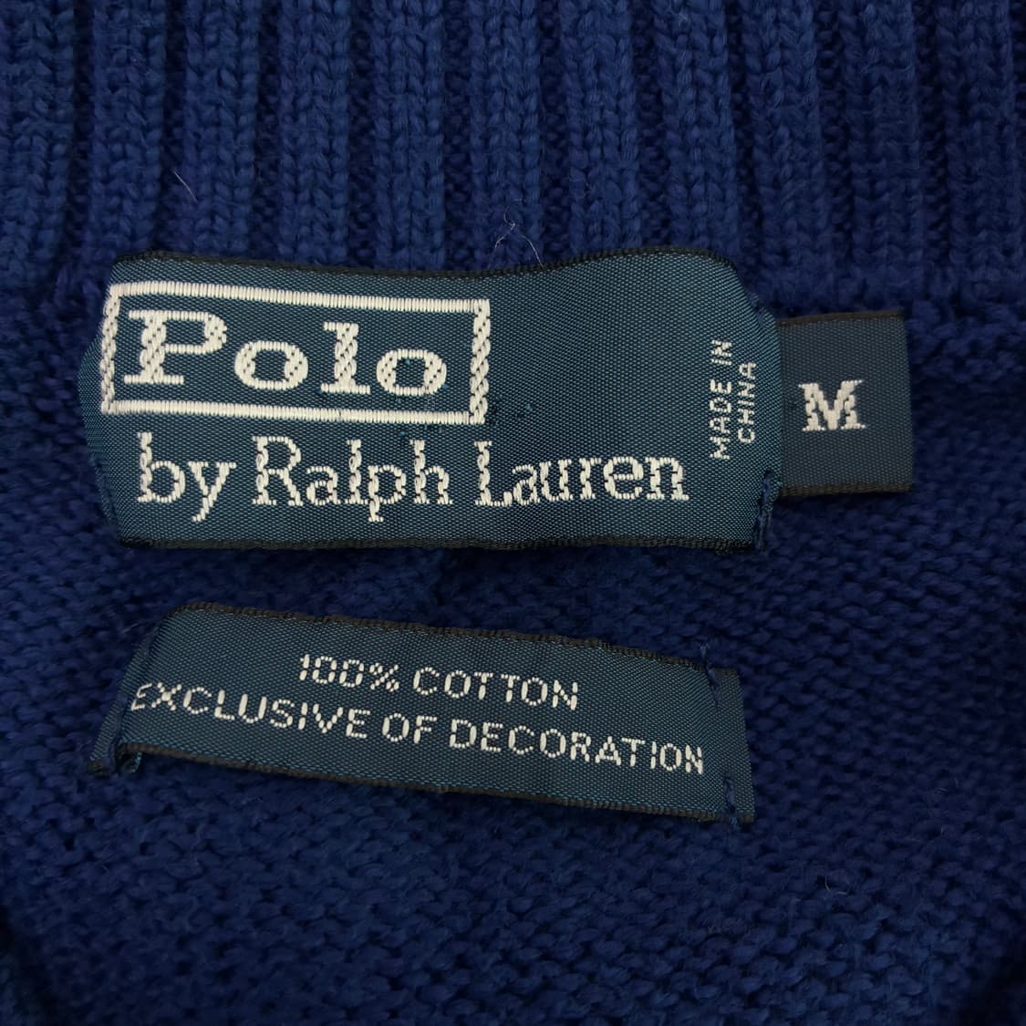 Polo 폴로 랄프로렌 블루 쿼터집업 니트 상품이미지4