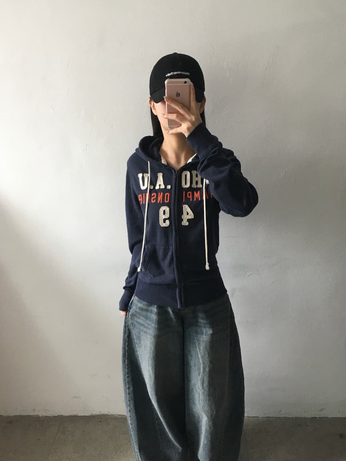 후아유 스펠 후드집업 상품이미지1