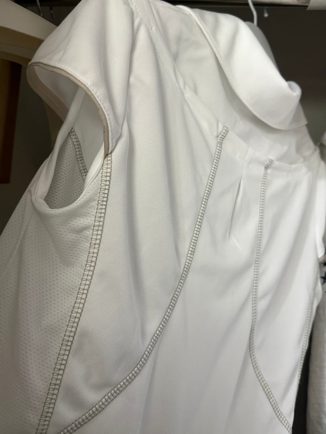 Detachable Collar T-shirt / Off White  상품이미지3