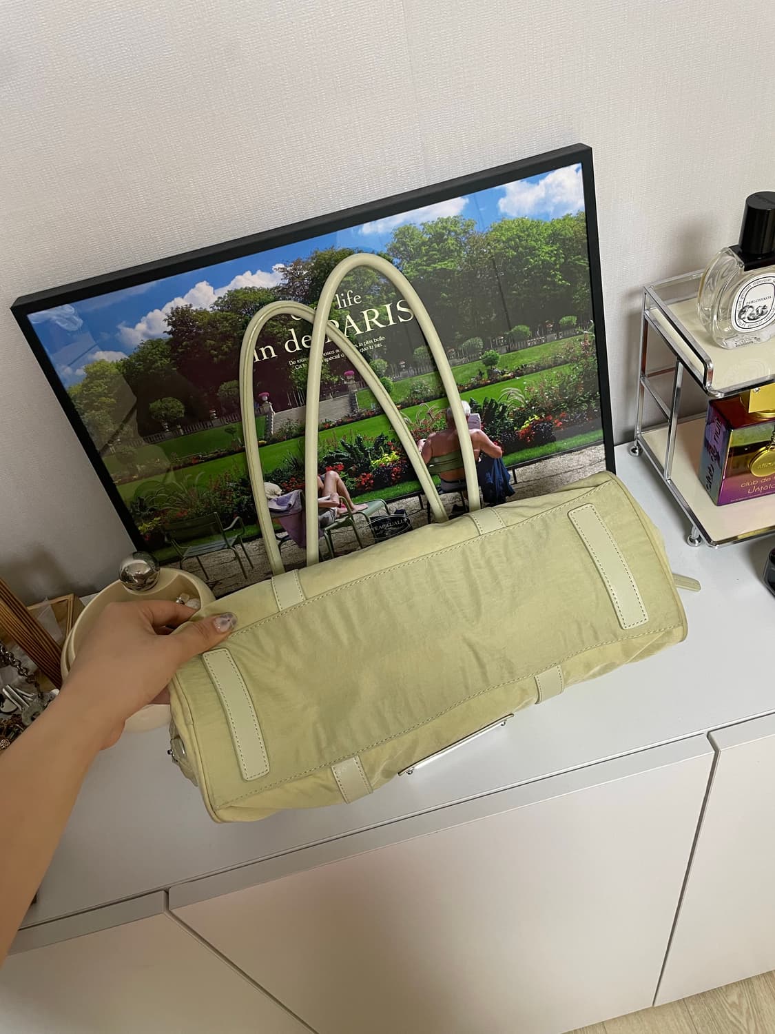 마뗑킴 스포티 토트백 베이지  상품이미지2