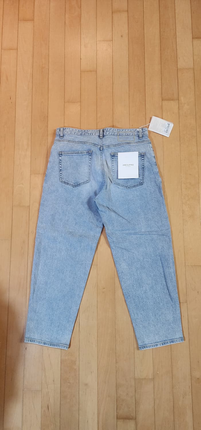 (새상품)아모프레 연청 테이퍼드 데님팬츠 34 상품이미지2
