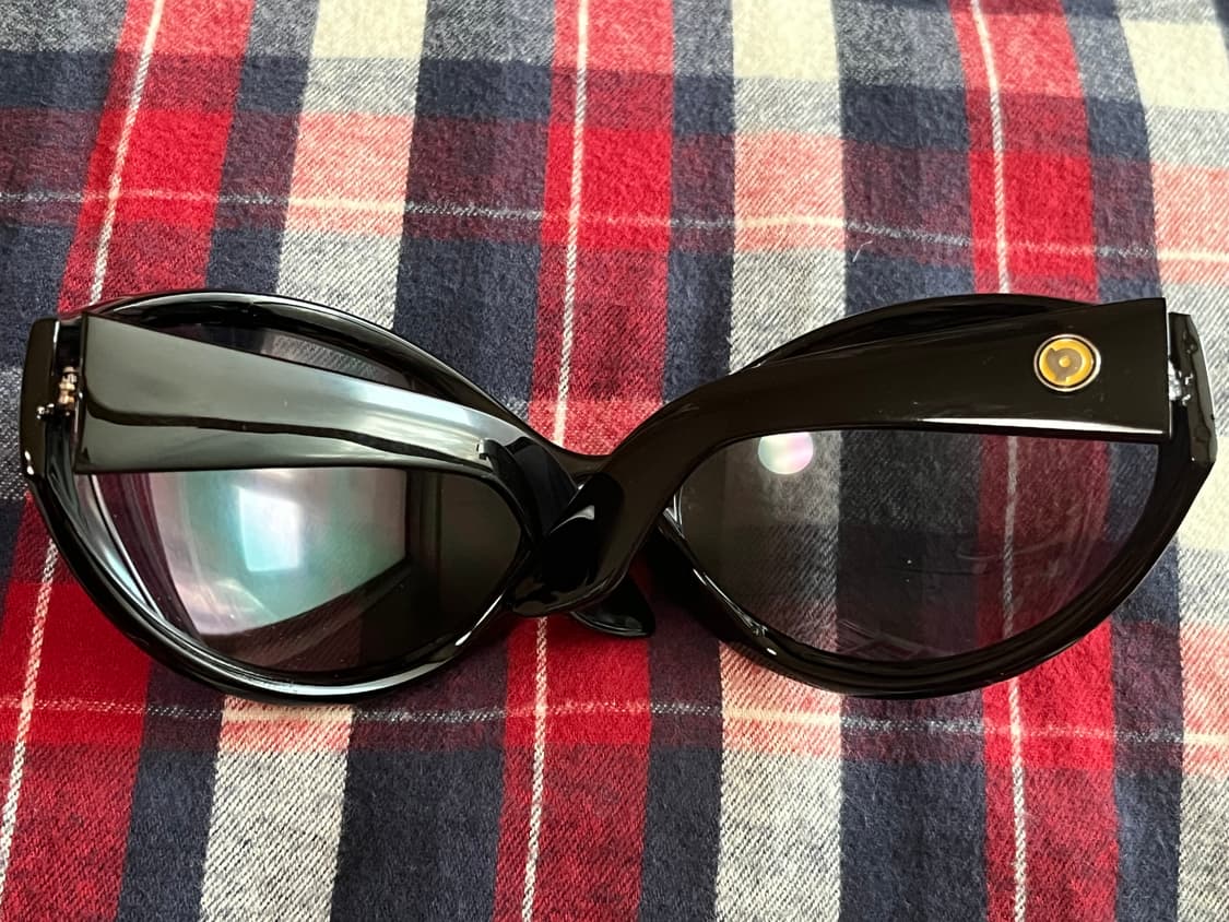 Global Eyeware 오버사이즈 블랙 히데 선글라스 상품이미지5