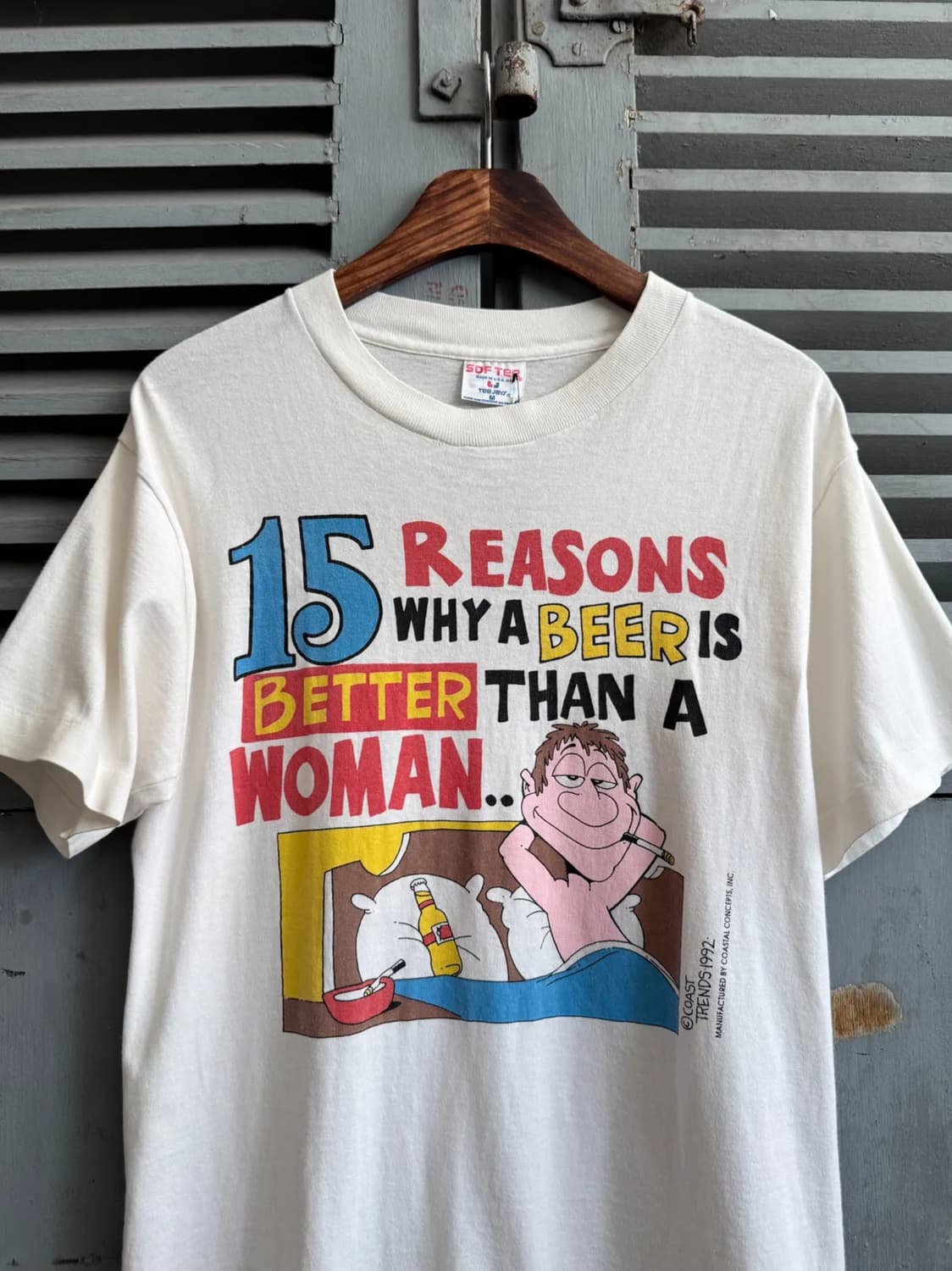 [M]90's USA Beer Better Than Woman 티셔츠 상품이미지1