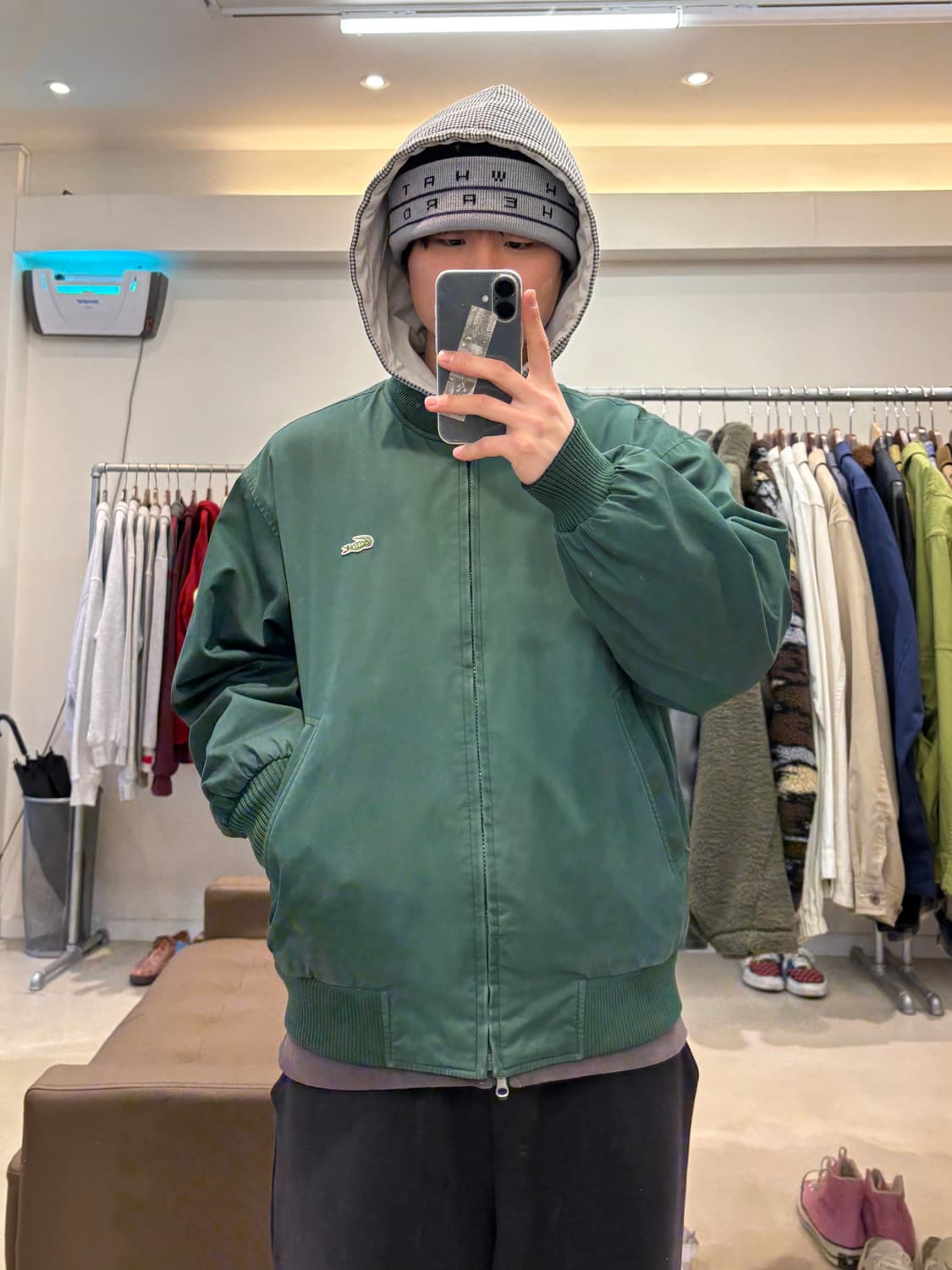 라코스테 리버시블 봄버 자켓 상품이미지9