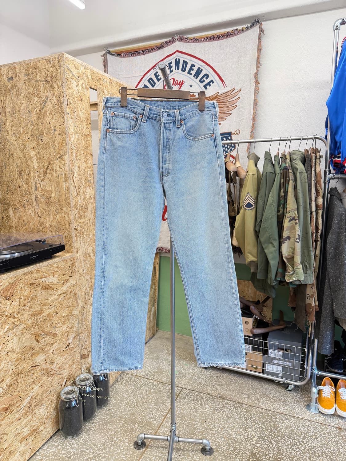 90‘s MADE IN USA 리바이스 501 데님 팬츠 상품이미지1