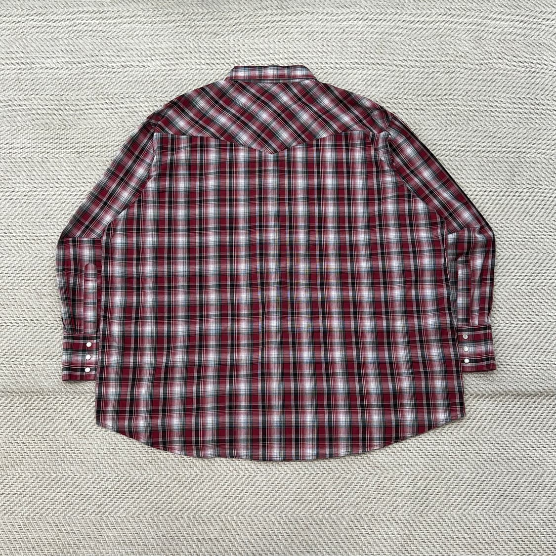 랭글러 웨스턴 체크셔츠 r3204 상품이미지2