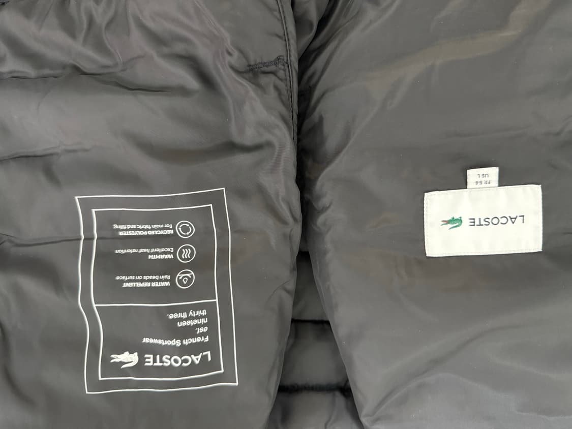라코스테 경량 후드패딩 54 상품이미지4