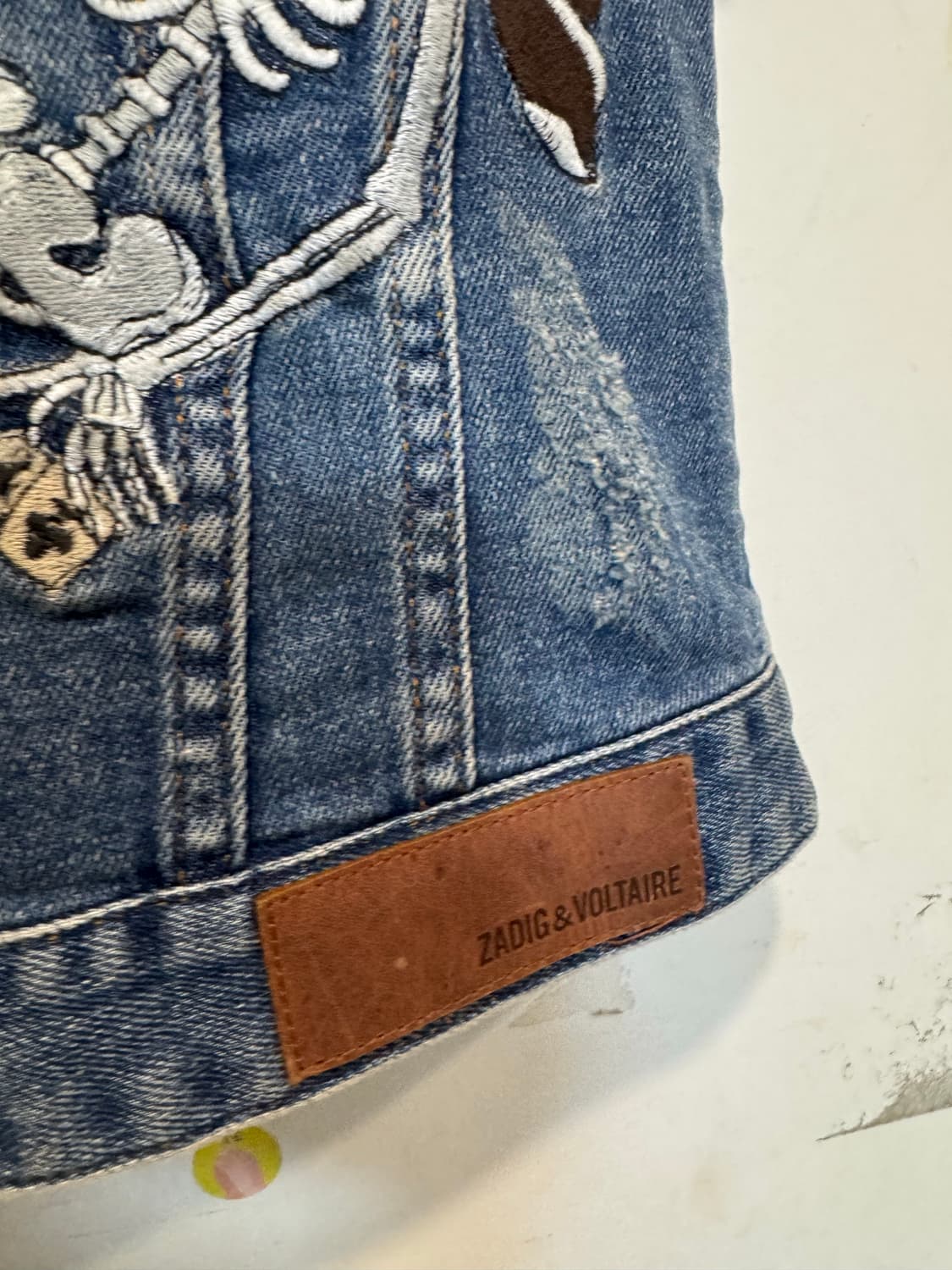 쟈딕앤볼테르 자수 청조끼 상품이미지8