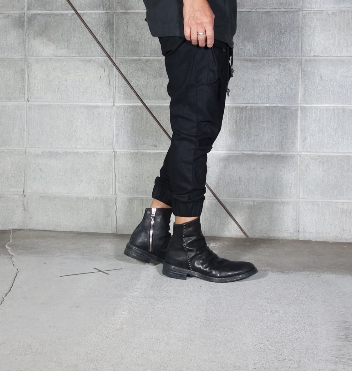 incarnation side zip & hand stitch boots 상품이미지1