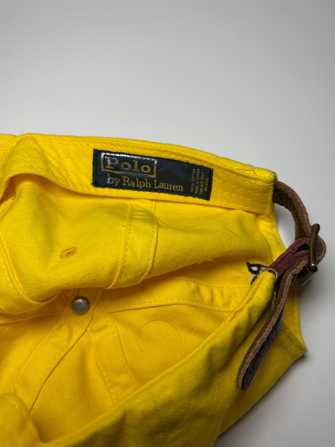 폴로 랄프로렌 옐로우 볼캡 상품이미지3