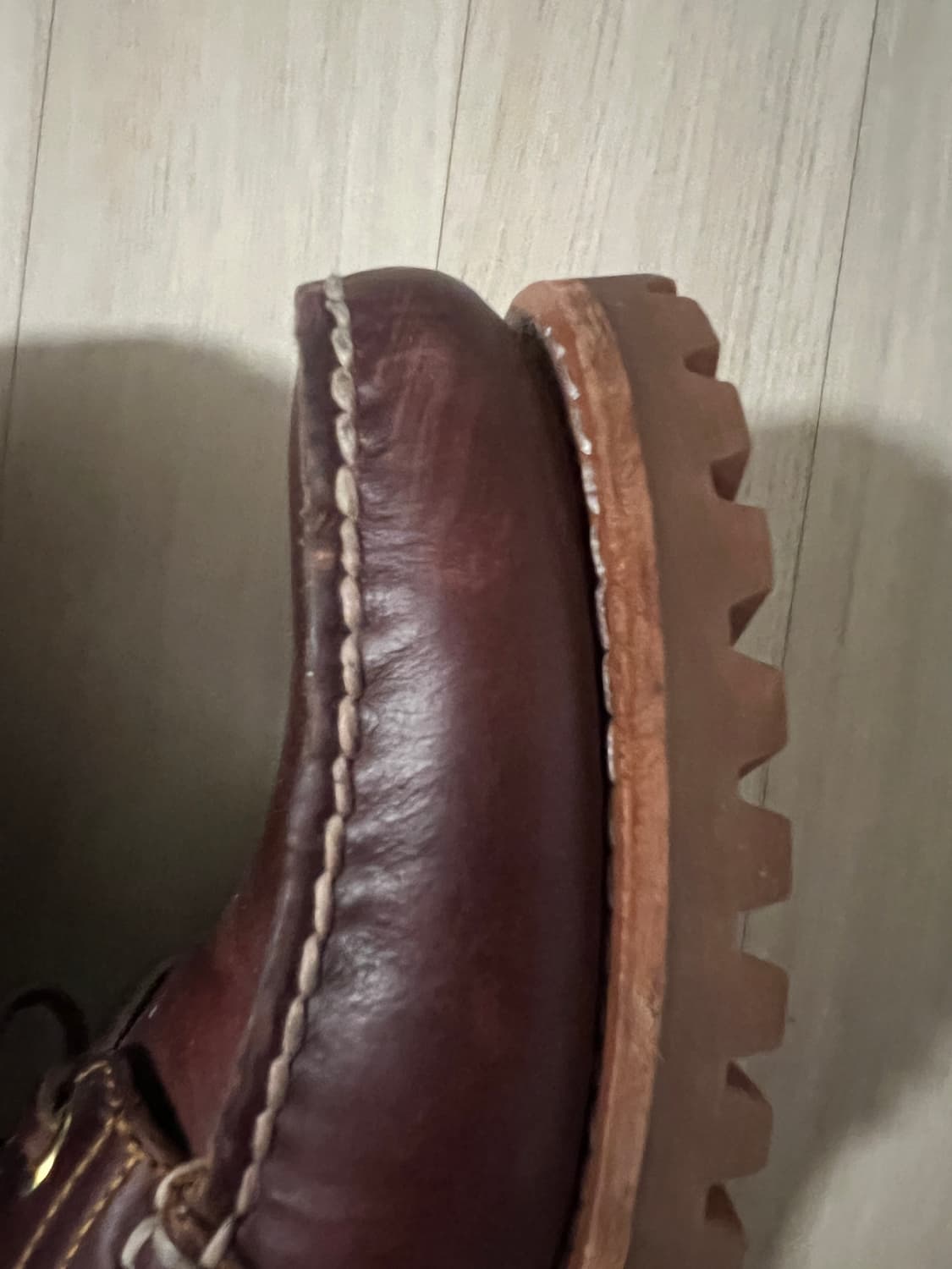 팀버랜드 보트슈즈 버건디 270 상품이미지4