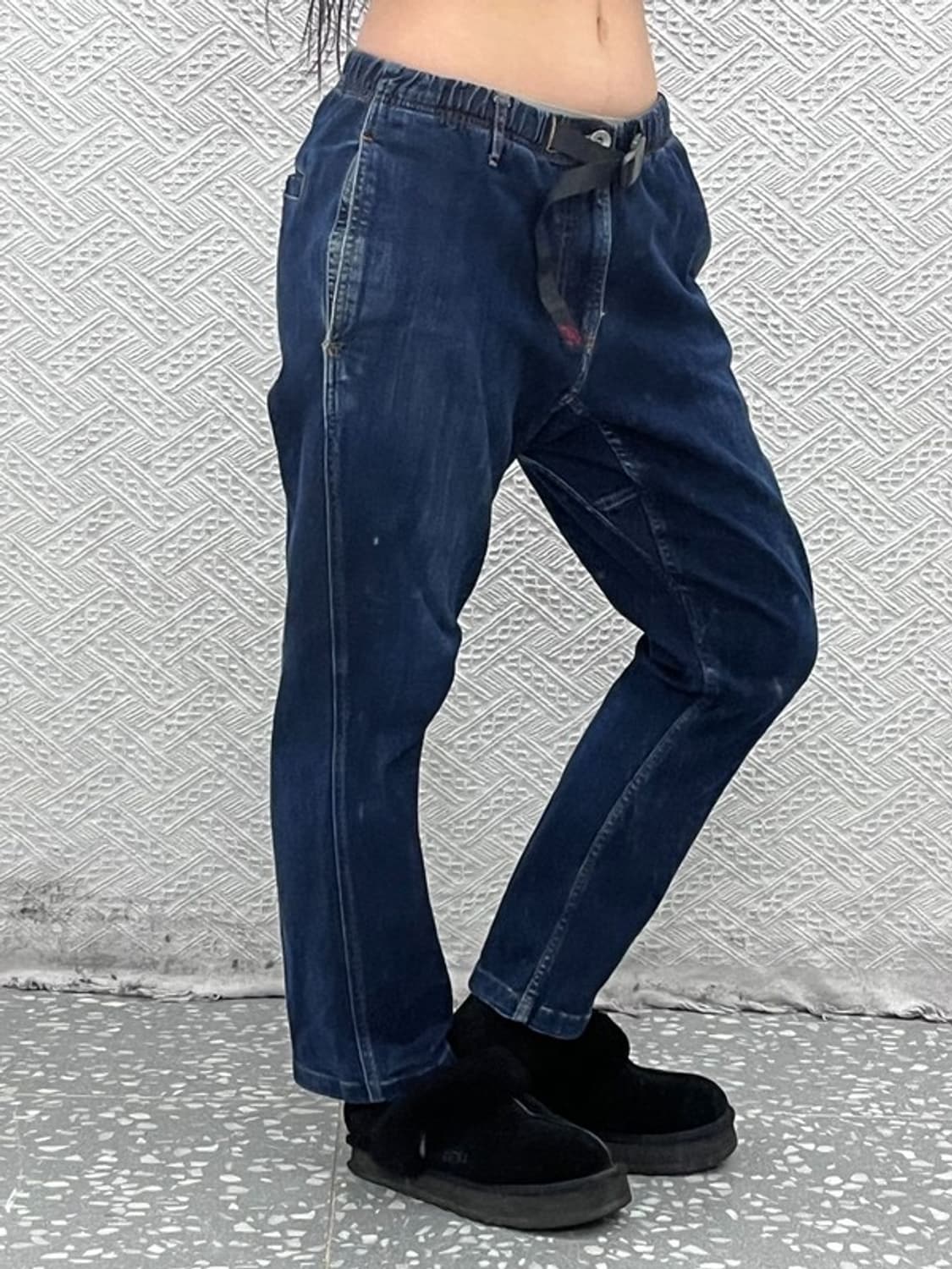 그라미치 올드스쿨 아메카지 캐주얼 벨티드 청바지 M C09100 상품이미지1