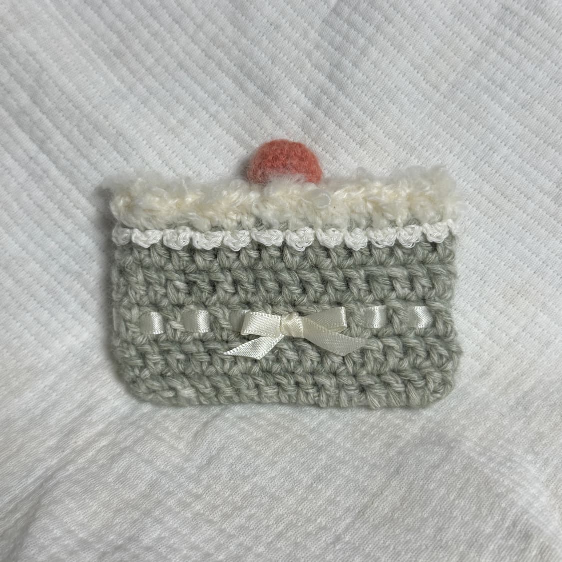 [핸드메이드] 멜론소다 뜨개지갑 상품이미지1