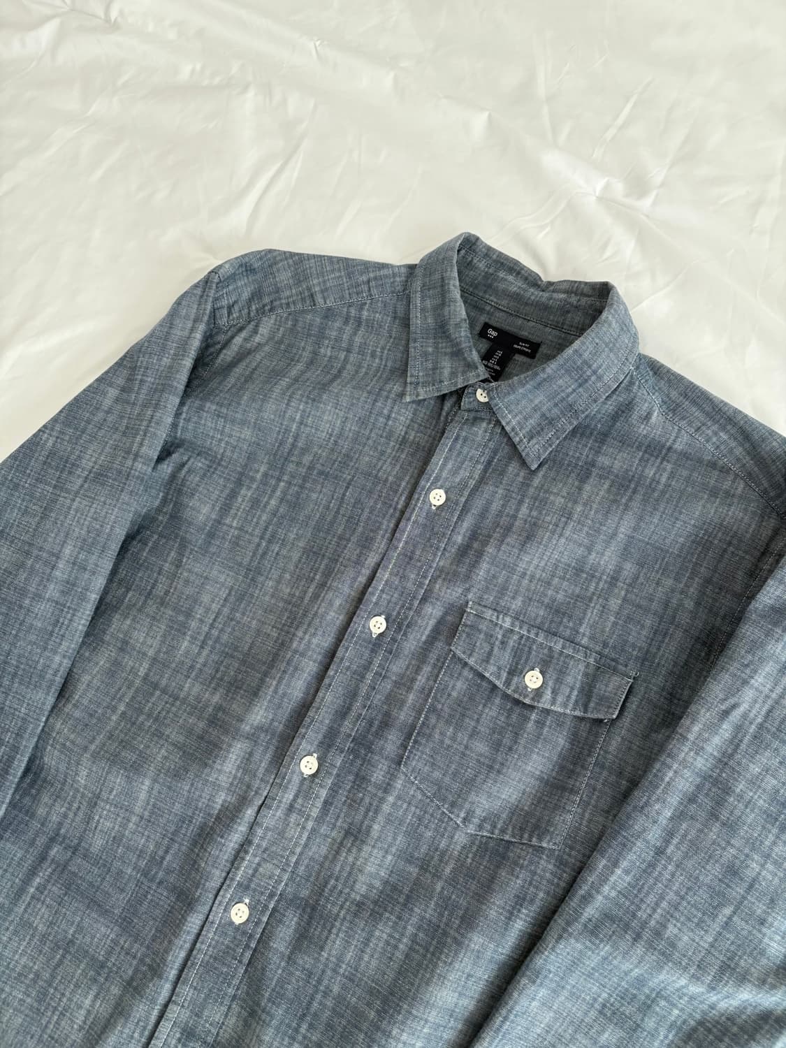 GAP chambray shirt 갭 샴브레이 셔츠 상품이미지4