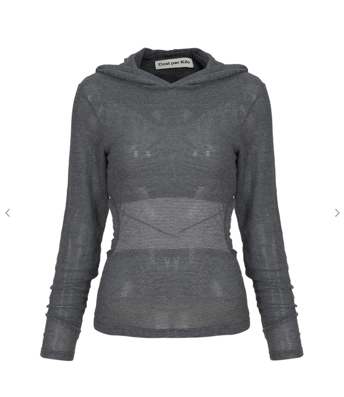 backless hoodie charcoal  상품이미지1