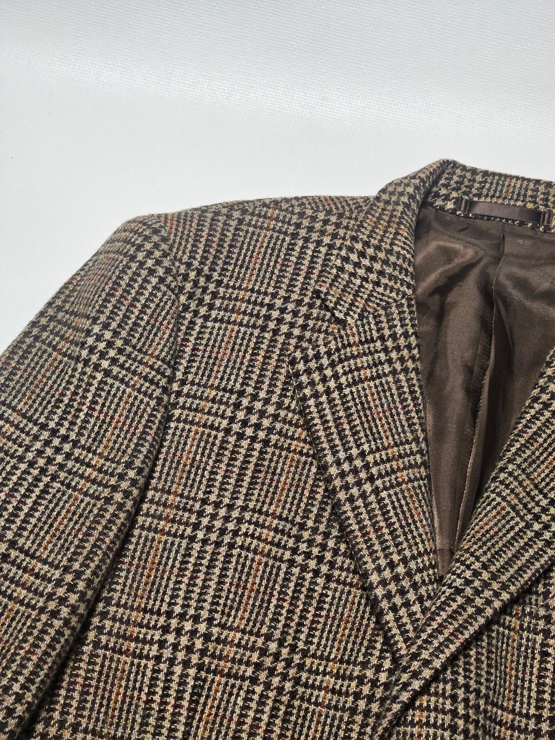 빈티지 체크 모직 자켓 상품이미지2