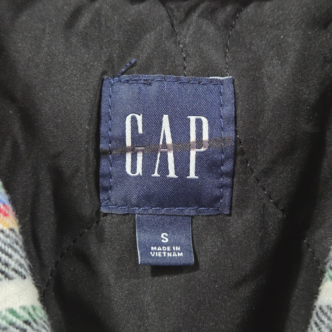 갭 체크 셔츠자켓 S 상품이미지3