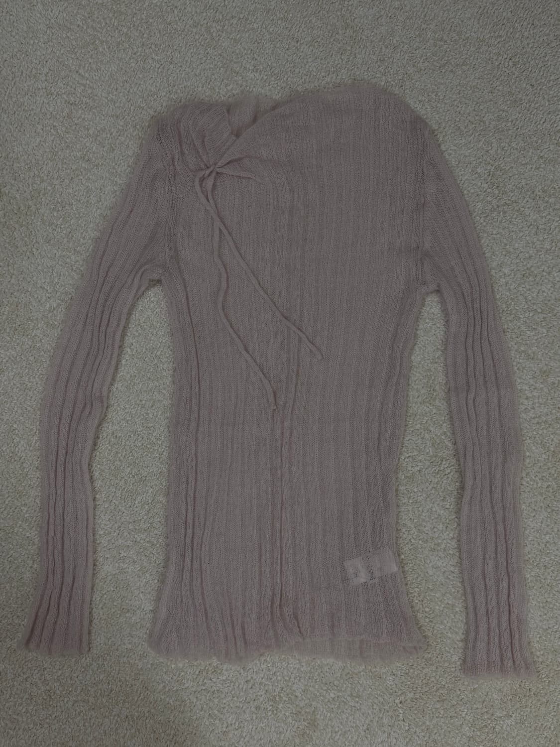 [리엘 RE_L] Dearest 모헤어 니트 (라벤더 / Free) 상품이미지5