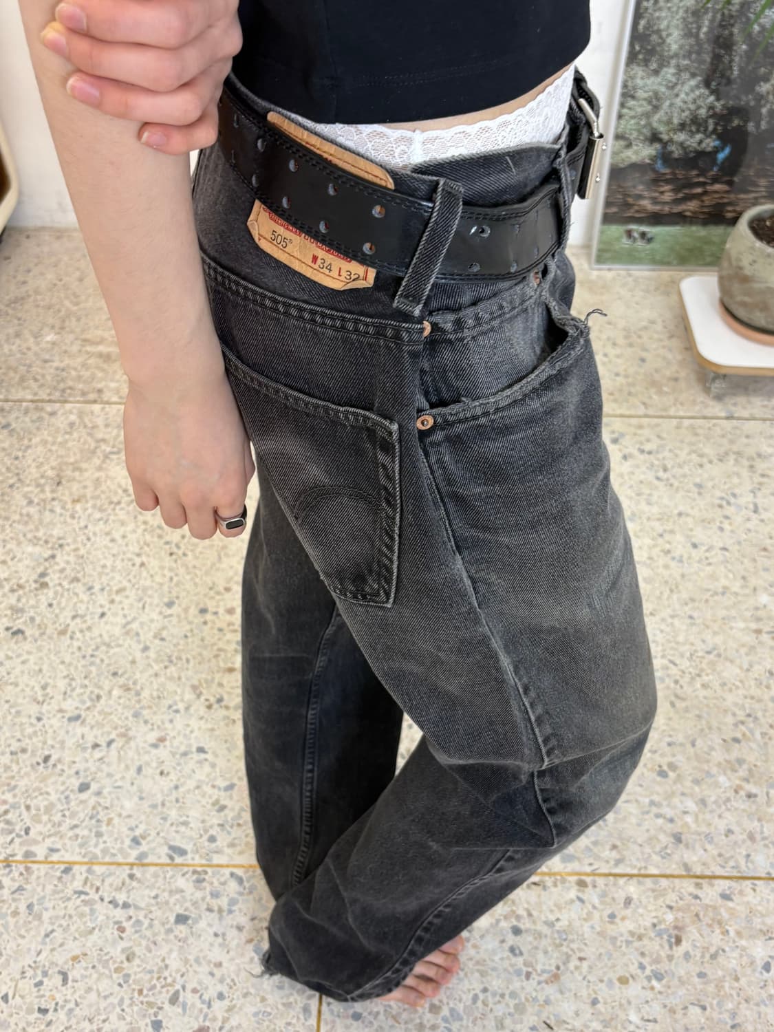 리바이스 505 블랙 상품이미지4