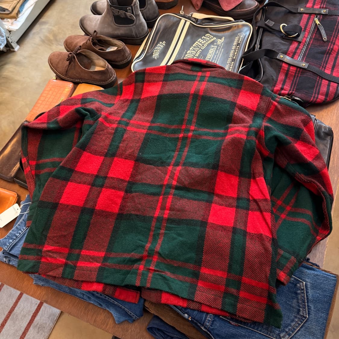 70S 엘엘빈 울 베이스 자켓 L XL 상품이미지5