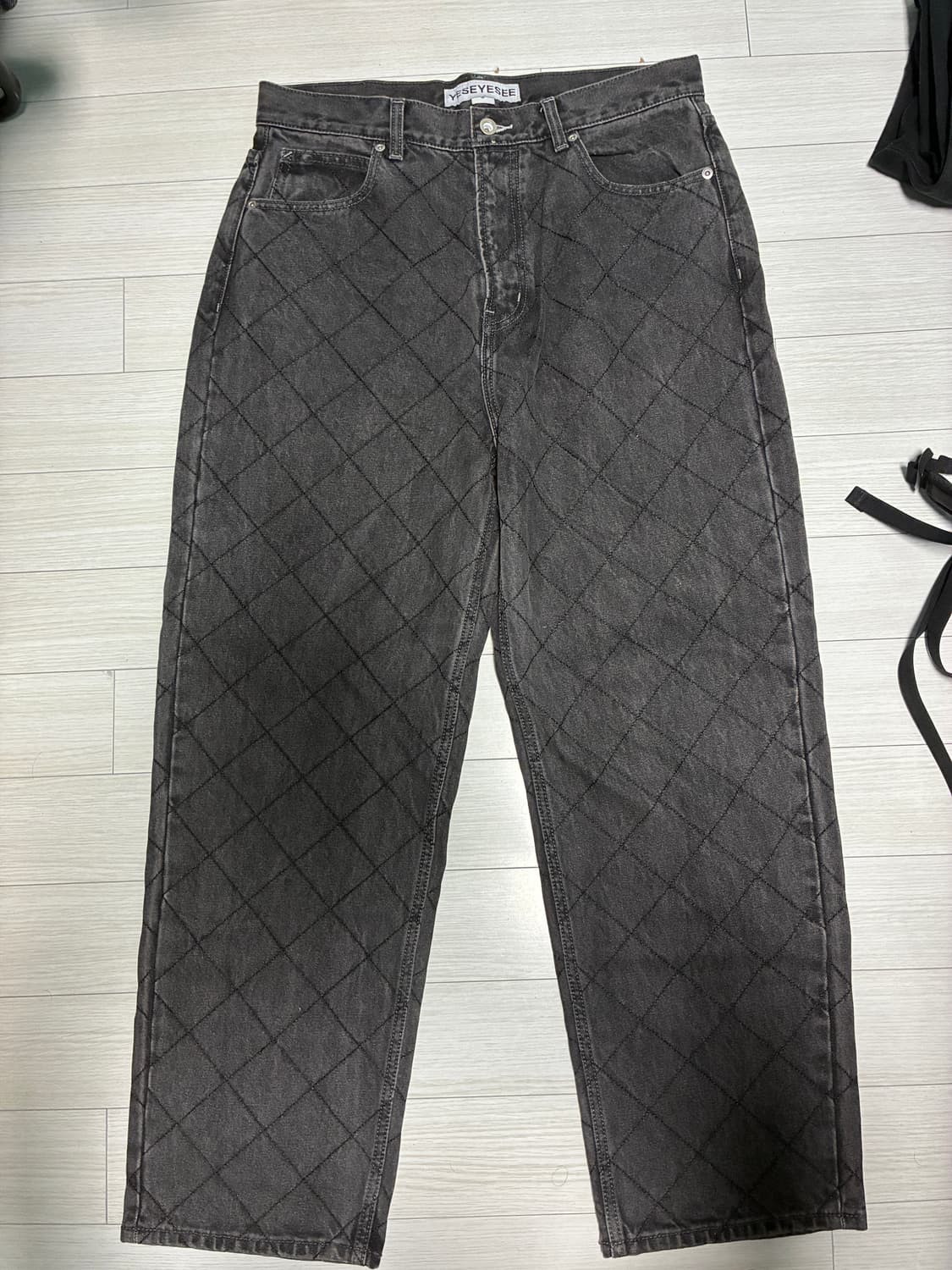 Yeseyesee 예스아이씨 네트 포켓 데님 팬츠 상품이미지1