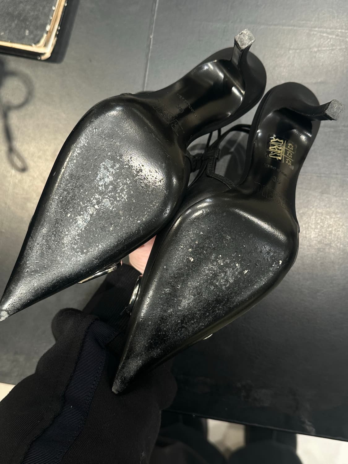 디젤 D-VENUS 슬링백 힐 36 상품이미지3