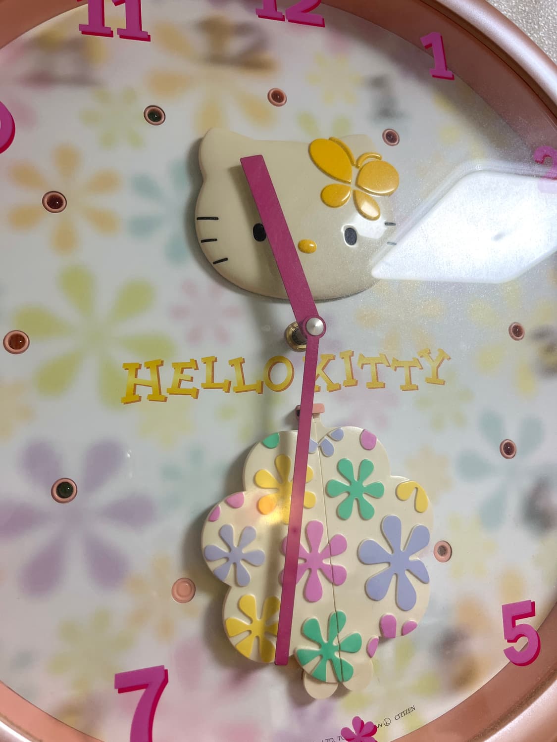 희귀 매물 키티 대형 시계 (노래0) 상품이미지2