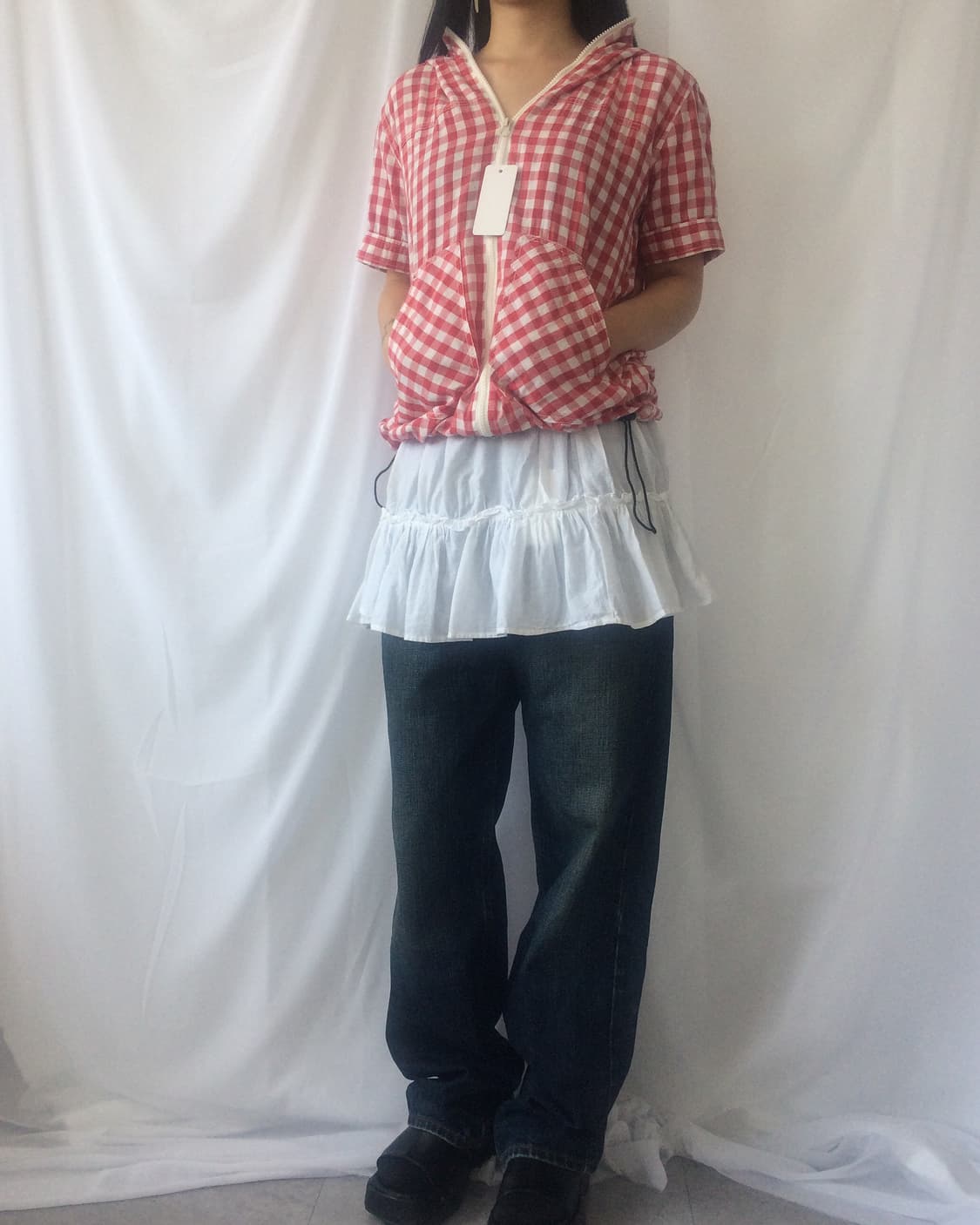 White mini skirt 상품이미지6