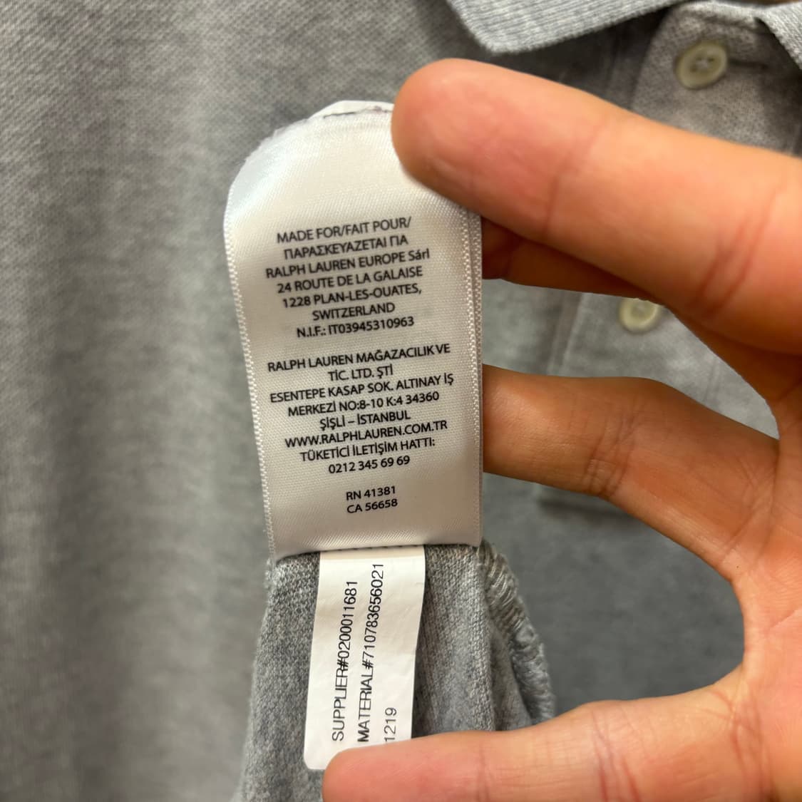 폴로 랄프 로렌 네이비 포니 그레이 PK XL 상품이미지10