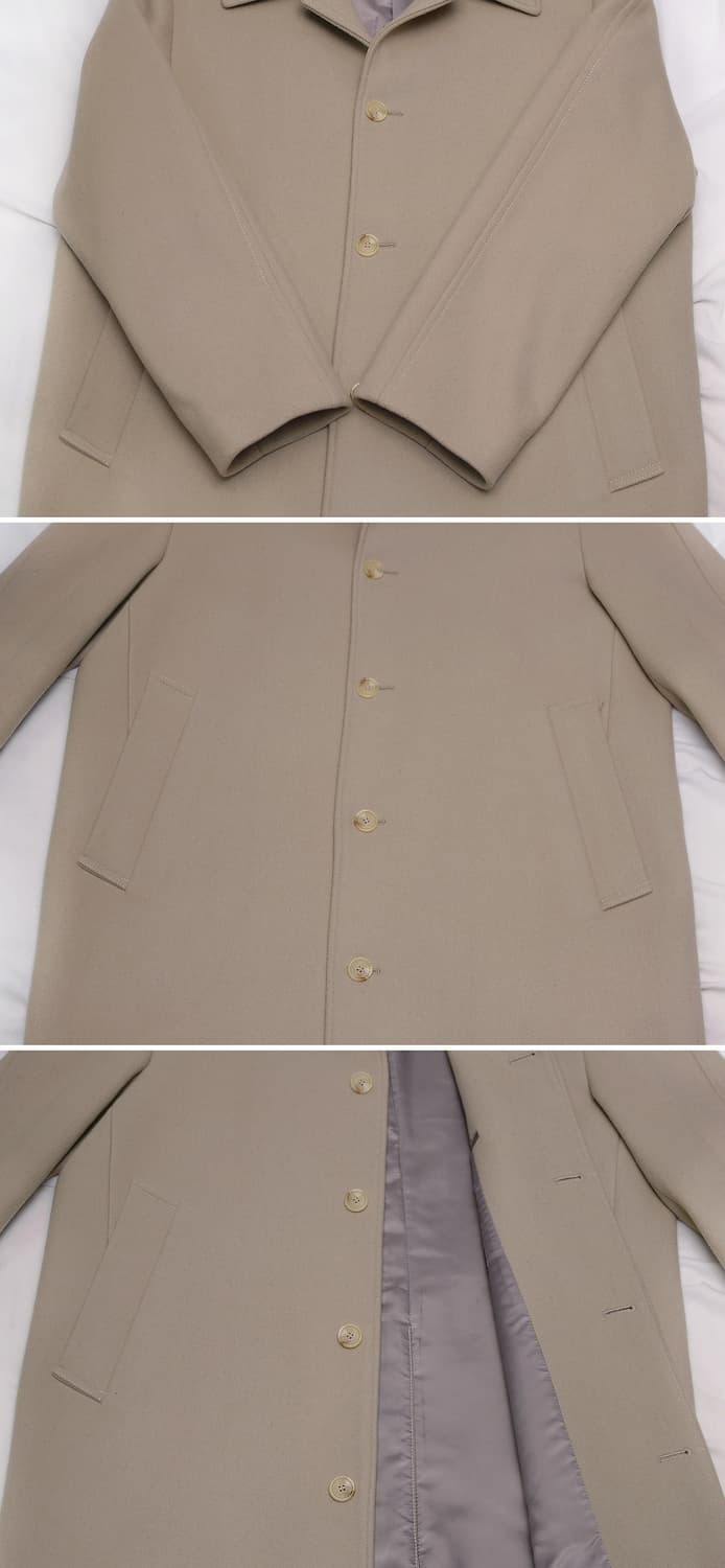 신품급) 송지오 컬렉션라인 울캐시미어 롱발마칸 오버코트 (100+) 상품이미지6