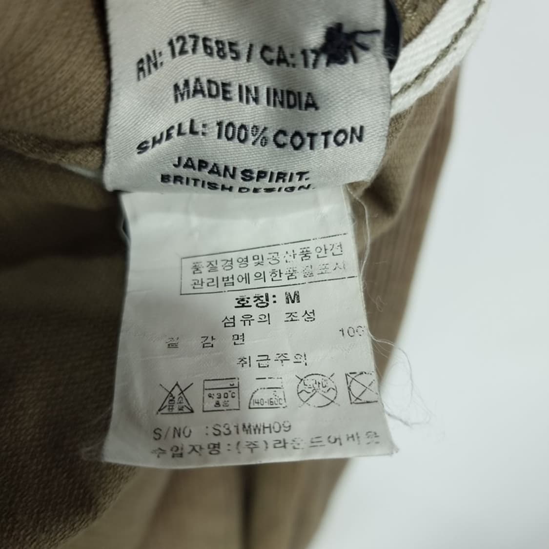 [슈퍼드라이] 빈티지 투포켓 코듀로이 골덴 셔츠 브라운 M19876 상품이미지8