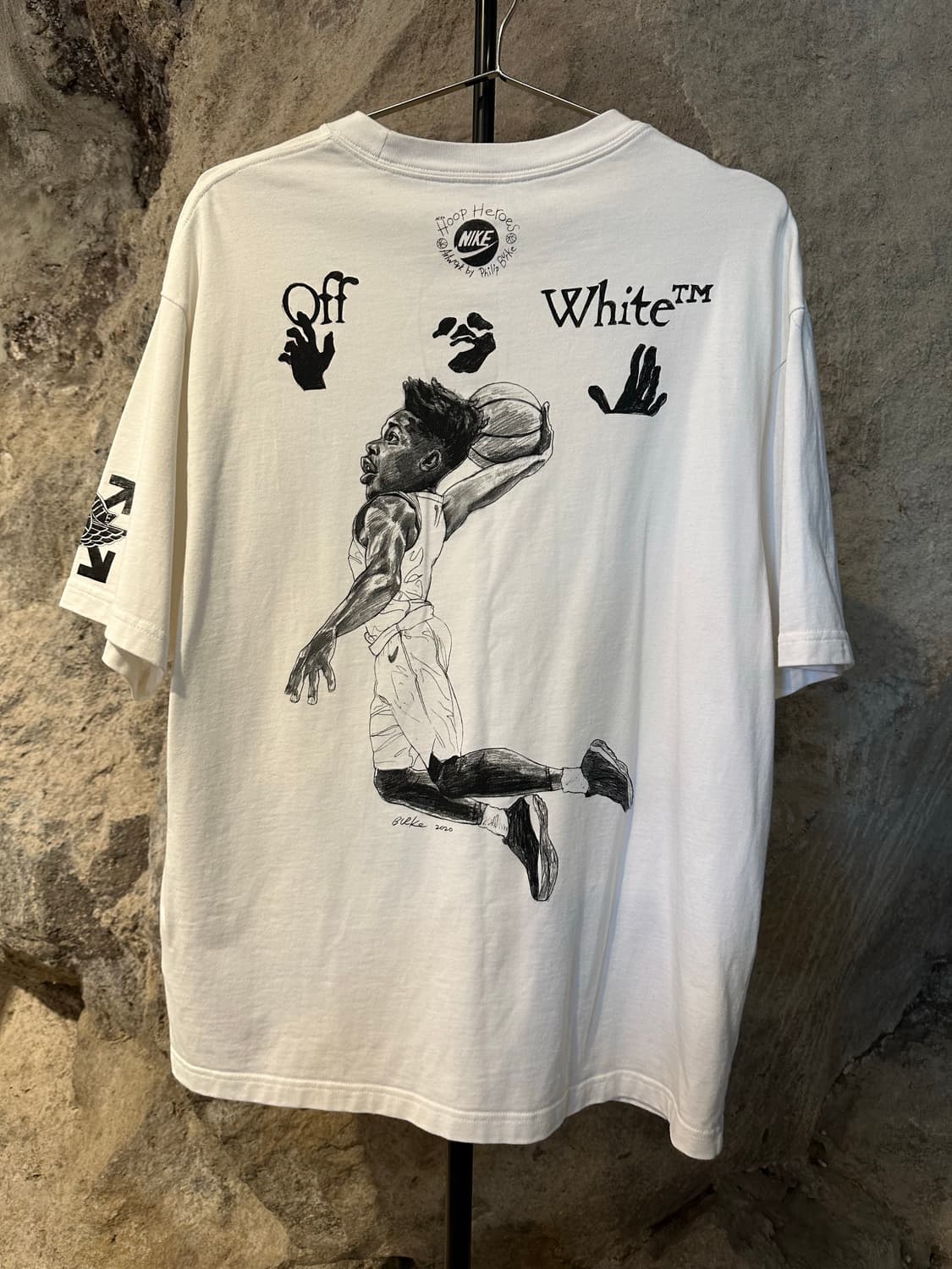 조던 x 오프화이트 반팔 상품이미지2