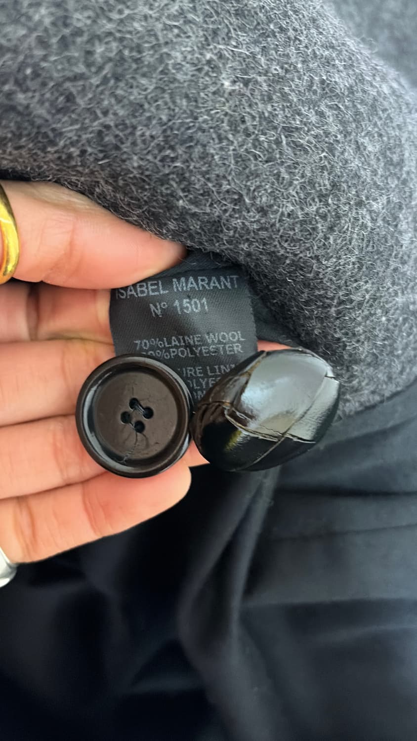 이자벨마랑 울 그레이코트 55,66 상품이미지4