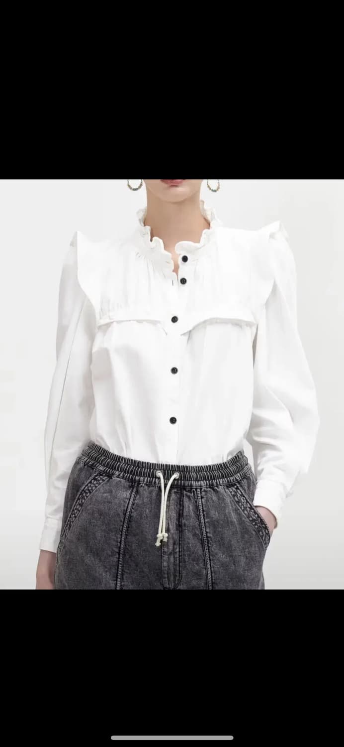 이자벨마랑 화이트러플 블라우스 상품이미지1