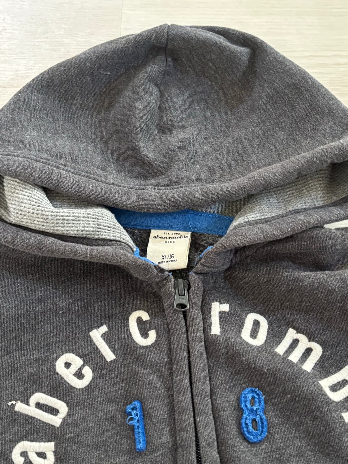 아베크롬비 후드집업 키즈 XL 상품이미지7