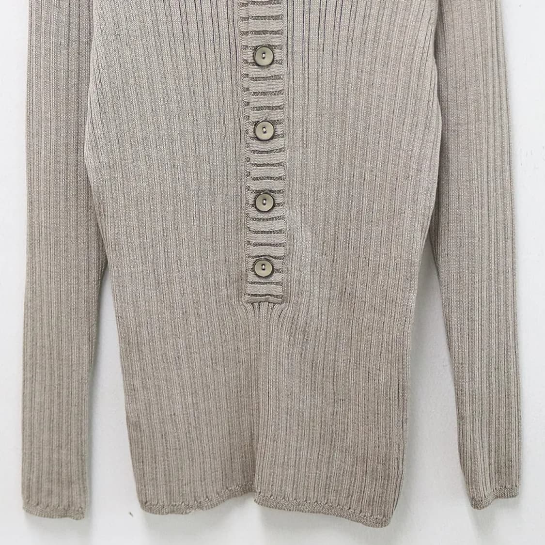 MENS BIGI 골지 니트 티셔츠 63298 상품이미지4