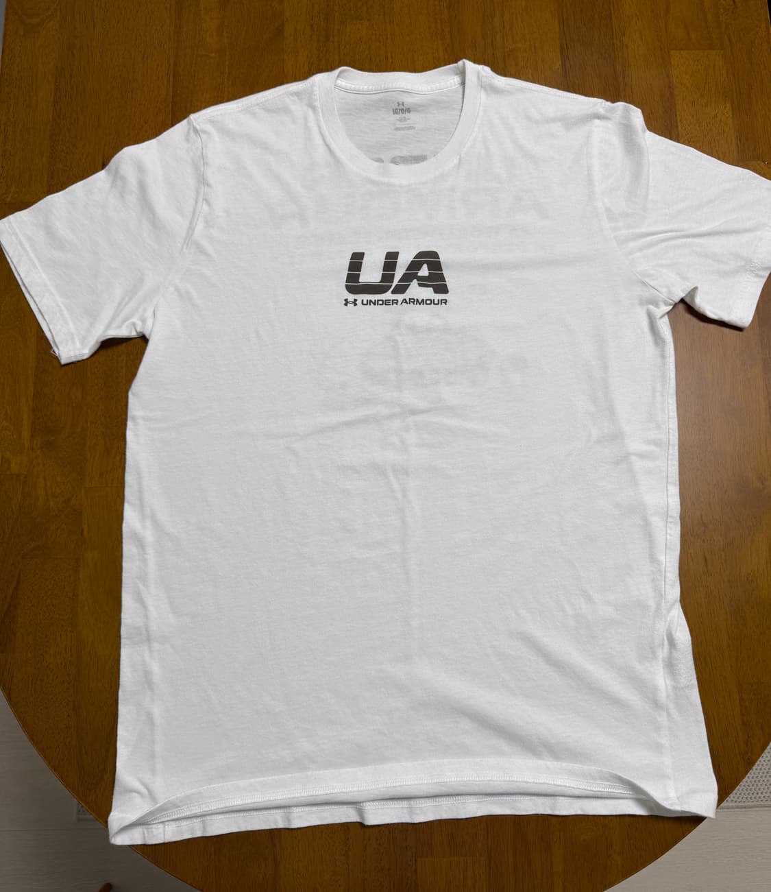[L] [100] 언더아머 UA 로고 그래픽 티셔츠 화이트 상품이미지2