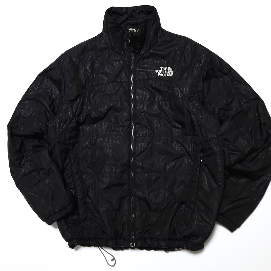 노스페이스 패턴 폴리 경량 패딩 자켓 블랙 상품이미지2