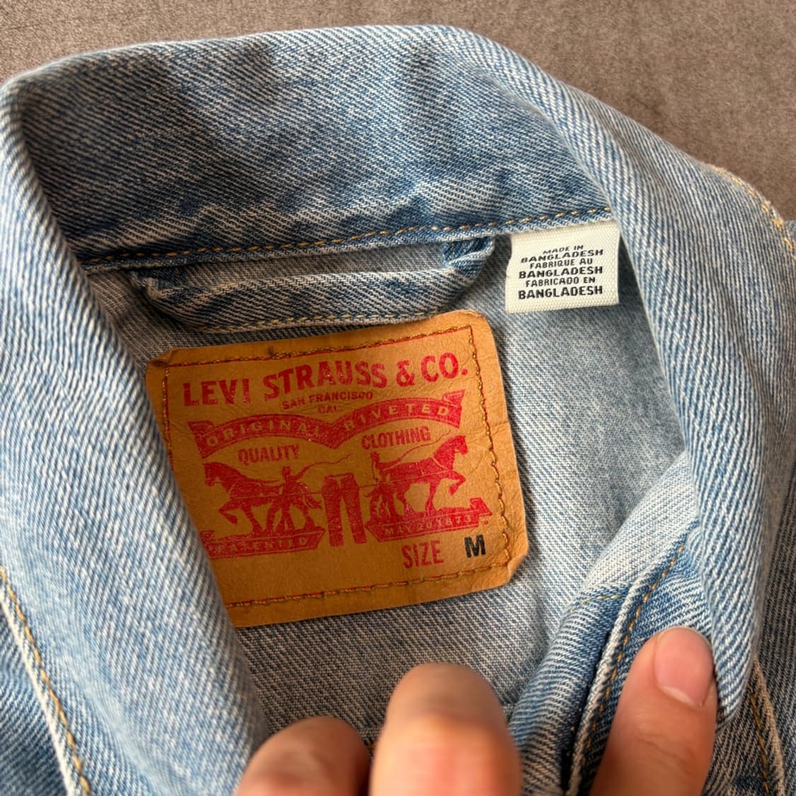 리바이스 정품 데님 청 자켓  상품이미지5